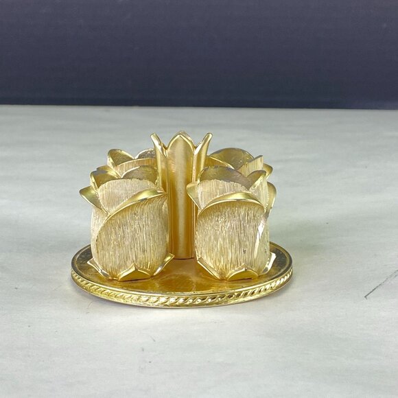 Vintage Avon Golden Vanity Rose Lipstick Holder - Picture 4 of 12